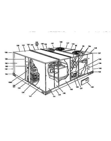 Single package gas/electric unit