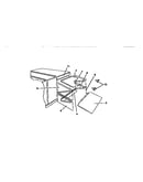 Economizer/motorized damper rain hood assembly (item 1)