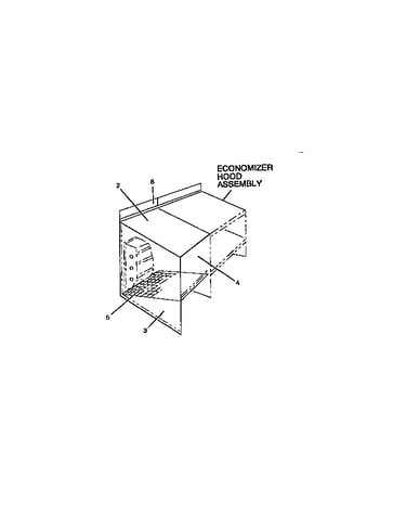 Power exhaust rain hood assy (item 1)