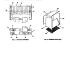 York D2CG240N24025 damper hood and burner assembly diagram