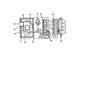 Gas heat section