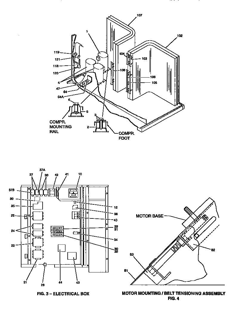Compressor and coil section