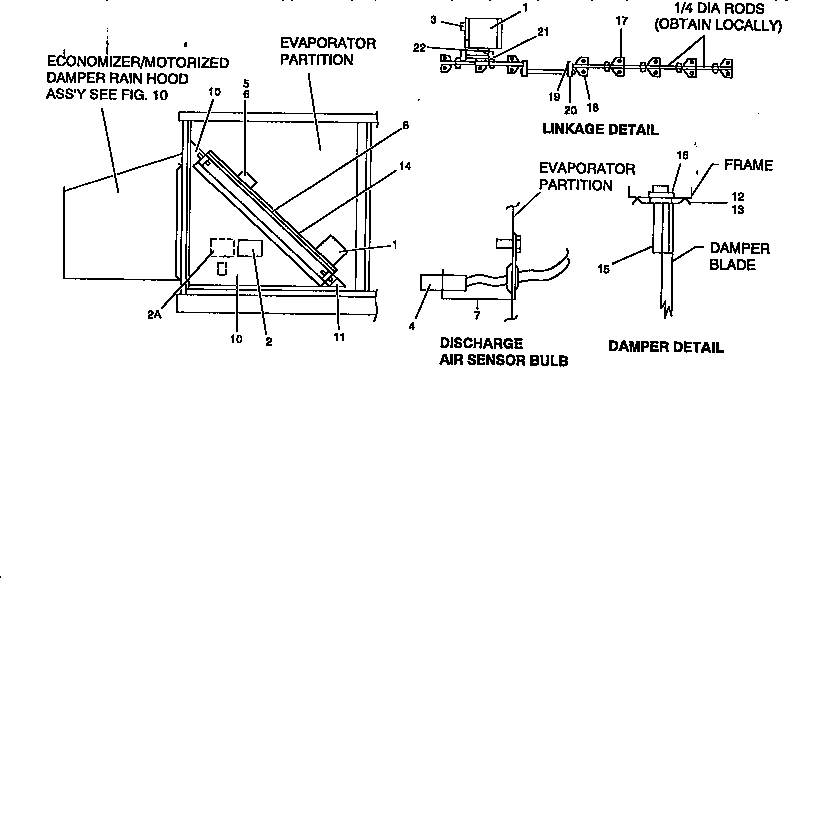 Economizer/motorized damper