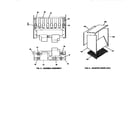 York D2CG180N32058 damper hood and burner assembly diagram
