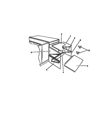Economizer/motorized damper rain hood assy (item 1)