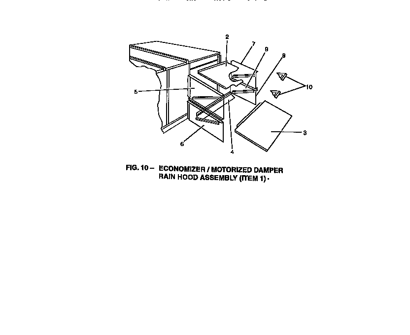 Rain hood assembly