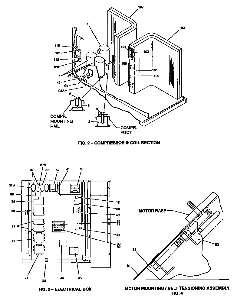 COMPRESSOR/ELECTRICAL AND MOTOR MOUNTING