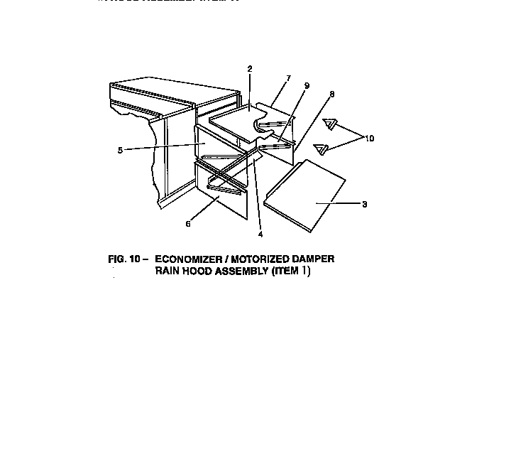 RAIN HOOD ASSEMBLY