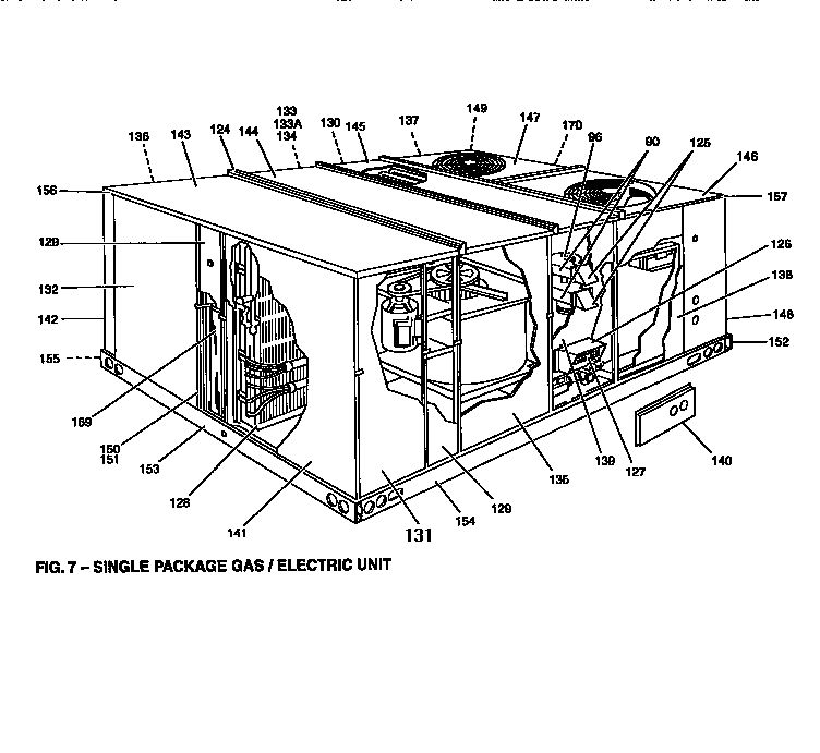 Single package unit