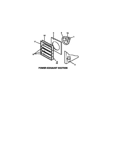 Power exhaust section