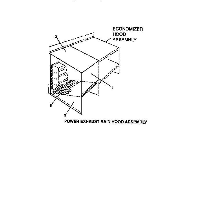 Power exhaust rain hood
