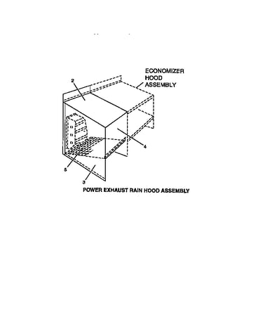 Power exhaust rain hood