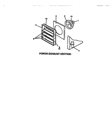 Power exhaust section