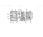 York D1NA036N05625 gas heat section diagram