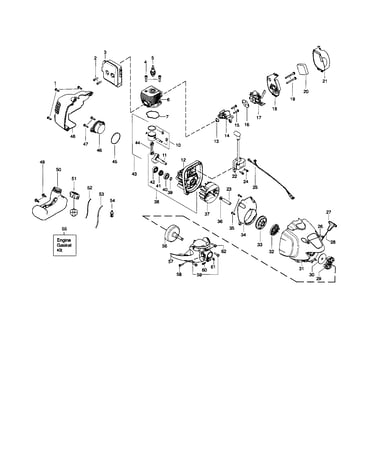 Cylinder/crankshaft/crankcase