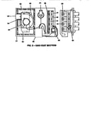 Gas heat section