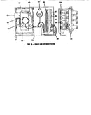 Gas heat section