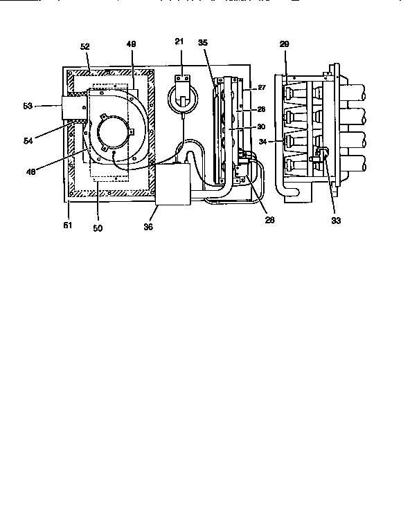 Fig. 3 - gas heat section