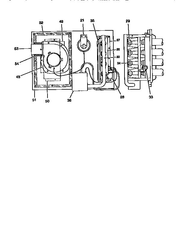 Fig 3 - gas heat section