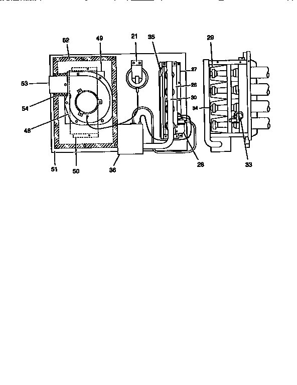Fig 3 - gas heat section