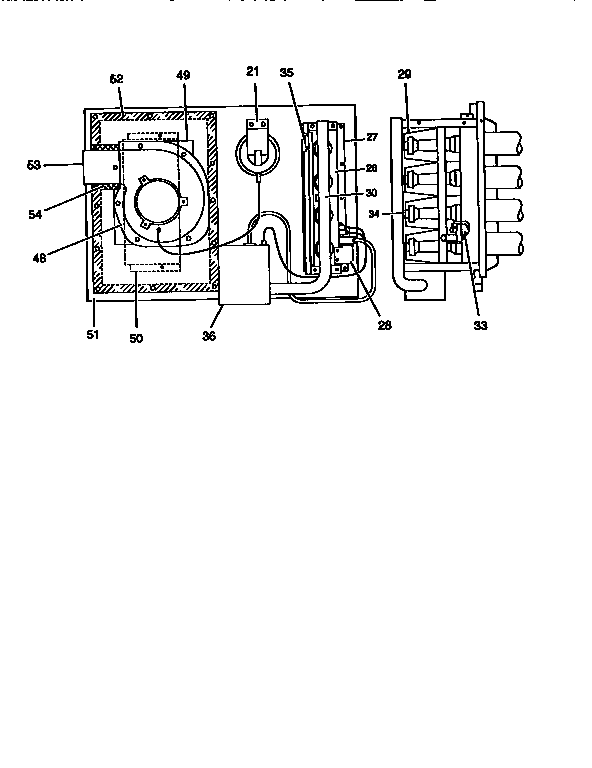Fig 3 - gas heat section