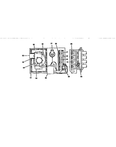 Gas heat section