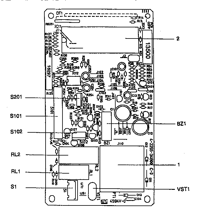 POWER AND CONTROL CIRCUIT BOARD