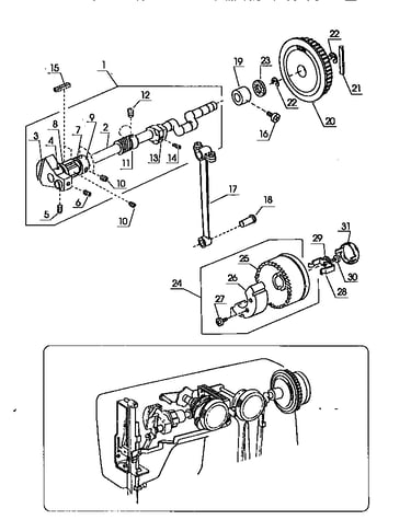 Upper shaft