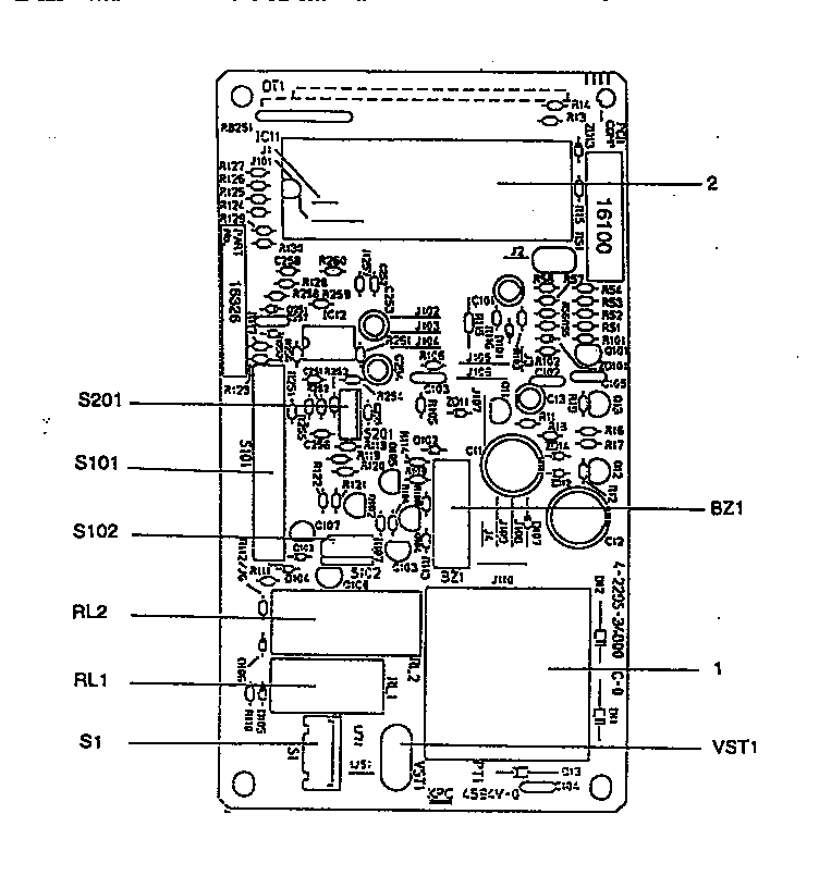 Power and control circuit board (part no 16326)
