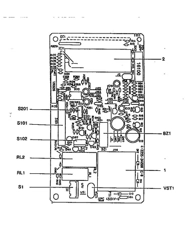 Power and control circuit board (part no 16326)