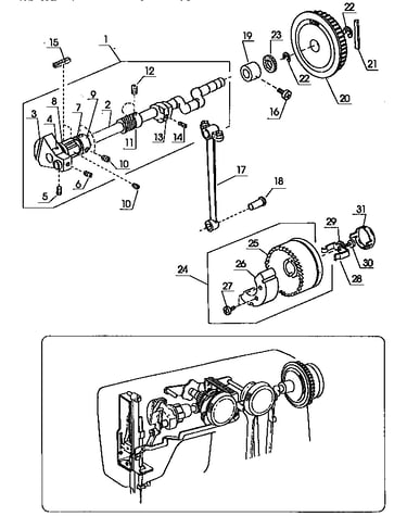 Upper shaft