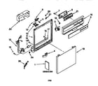 Kenmore 66516831791 frame and console diagram