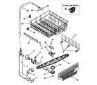 Kenmore 66515831792 upper dishrack and water feed diagram