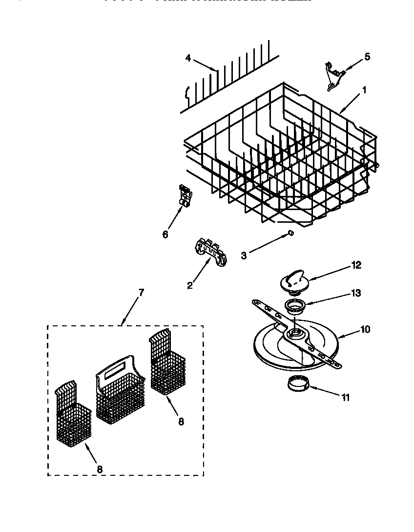 LOWER DISHRACK