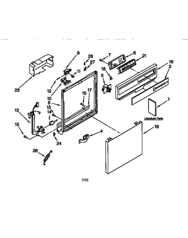 Frame and console