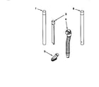 Kenmore 11638139890 hose and attachment diagram