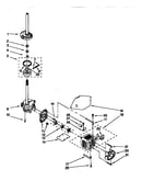 Brake, clutch, gearcase, motor, pump