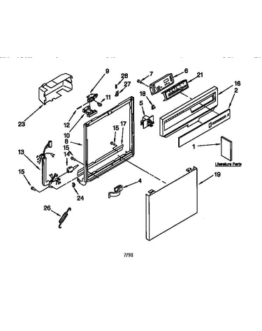 Frame and console