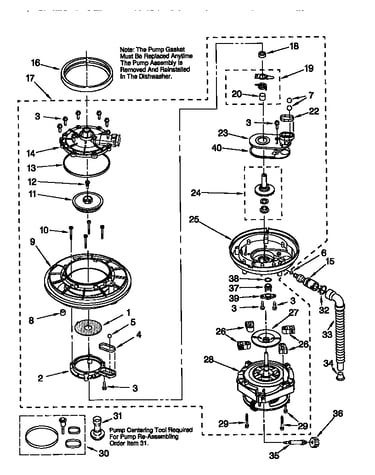 Pump and motor