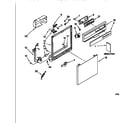 Kenmore 66517839791 frame and console diagram