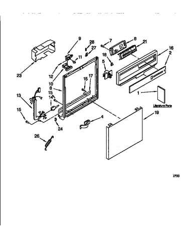 Frame and console