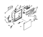 Kenmore 66516835791 frame and console diagram