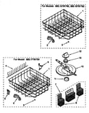 Lower dishrack