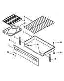 Drawer and broiler