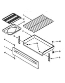Drawer and broiler