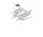 Whirlpool SF303PEGQ1 cooktop diagram