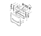 Whirlpool SF303PEGQ1 control panel diagram