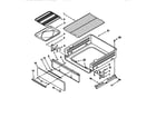 Whirlpool SF303PEGQ1 oven and broiler diagram