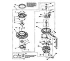 Kenmore 665773882 pump and motor diagram