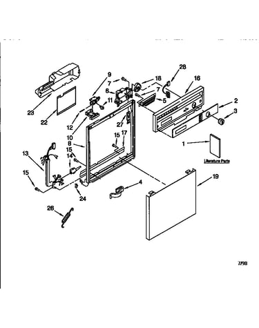 Frame and console